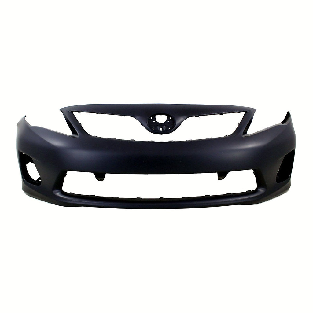 2011-2013 Toyota Corolla Sedan Front Bumper Fr, to1000372. Front view.