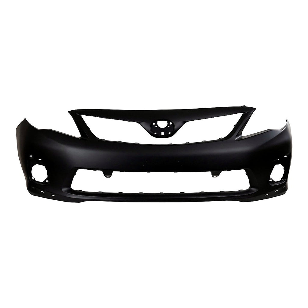 2011-2013 Toyota Corolla Sedan Front Bumper Fr, to1000373. Front view.