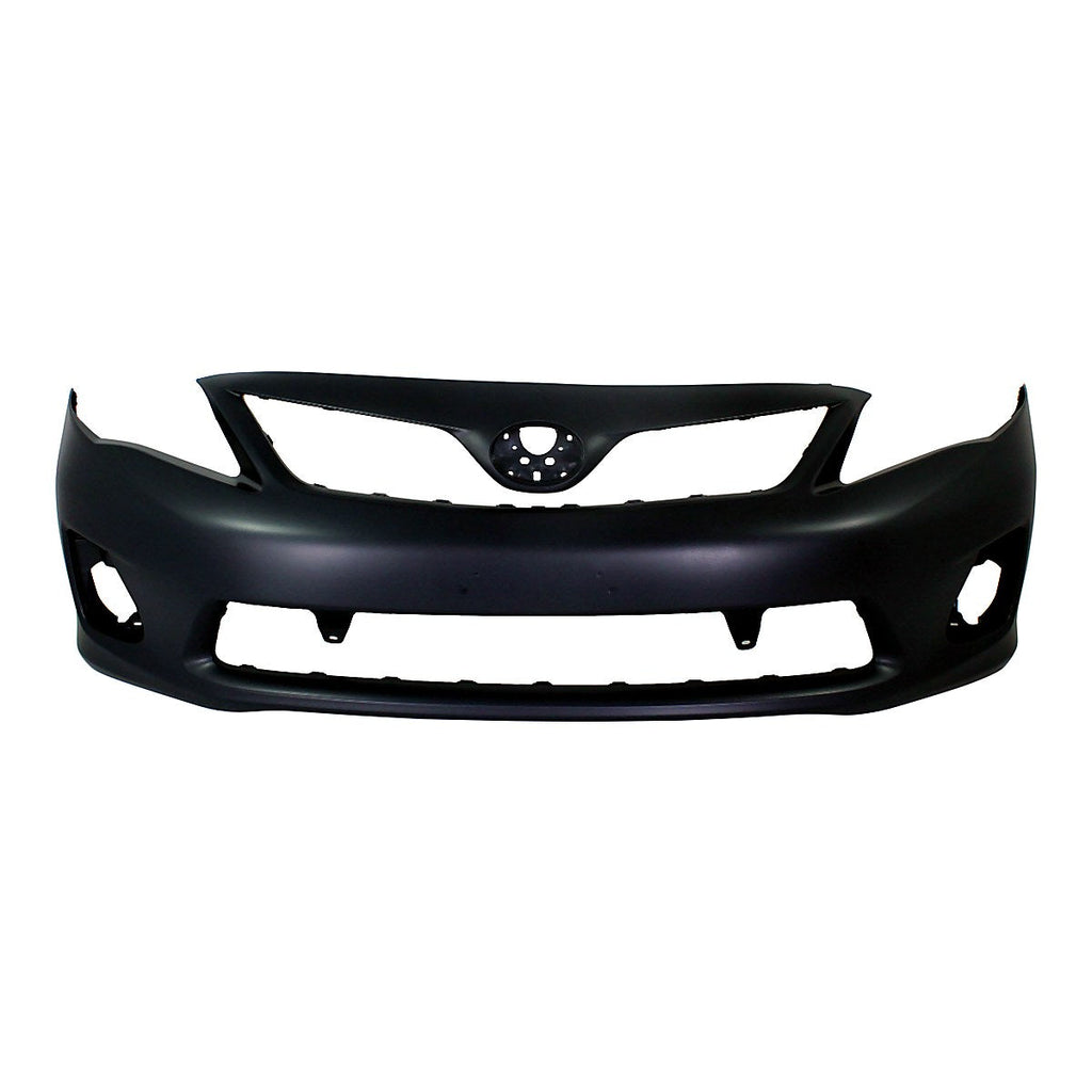2011-2013 Toyota Corolla Sedan Front Bumper Fr, to1000380. Front view.
