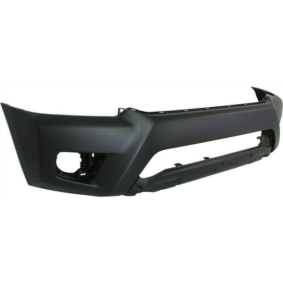 2012-2015 Toyota Tacoma Front Bumper Base Without Flare Textured , TO1000384. Durable and impact-resistant.