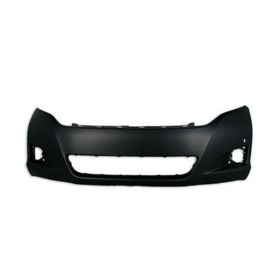 2014-2016 Toyota Venza Front Bumper Primed With Sensor Hole , TO1000401. Replacement part ready for install.