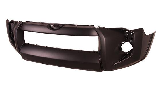 2014-2023 Toyota 4Runner Front Bumper Primed Sr5 Models Without Hole , TO1000405. Durable and impact-resistant.