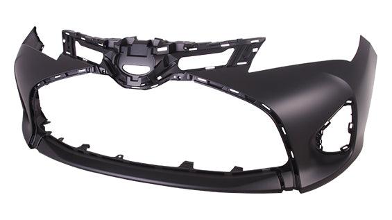 2015-2017 Toyota Yaris Hatchback Front Bumper Primed , TO1000408. Direct fit for easy installation.