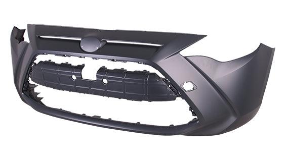 2017-2018 Toyota Yaris IA Front Bumper Primed , TO1000416. OEM-style replacement.