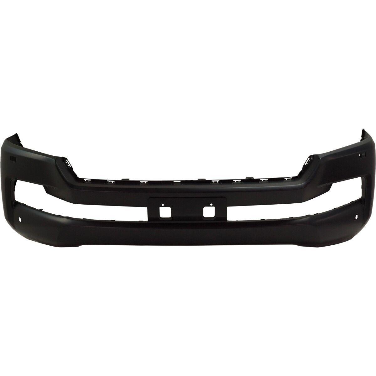 2016-2021 Toyota Land Cruiser Front Bumper Primed With Washer/Sensor , TO1000420. Angle view for visual reference.
