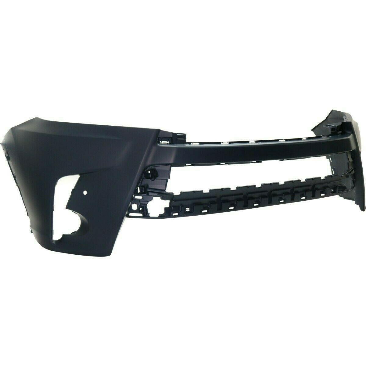 2017-2019 Toyota Highlander Hybrid Front Bumper Primed With Sensor , TO1000428. Perfect fit and finish.