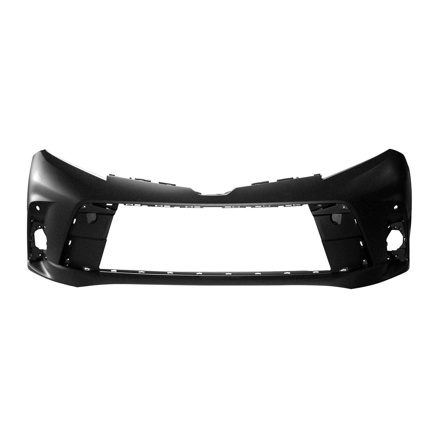 2018-2019 Toyota Yaris Hatchback Front Bumper Primed , TO1000436. Installed view for reference.
