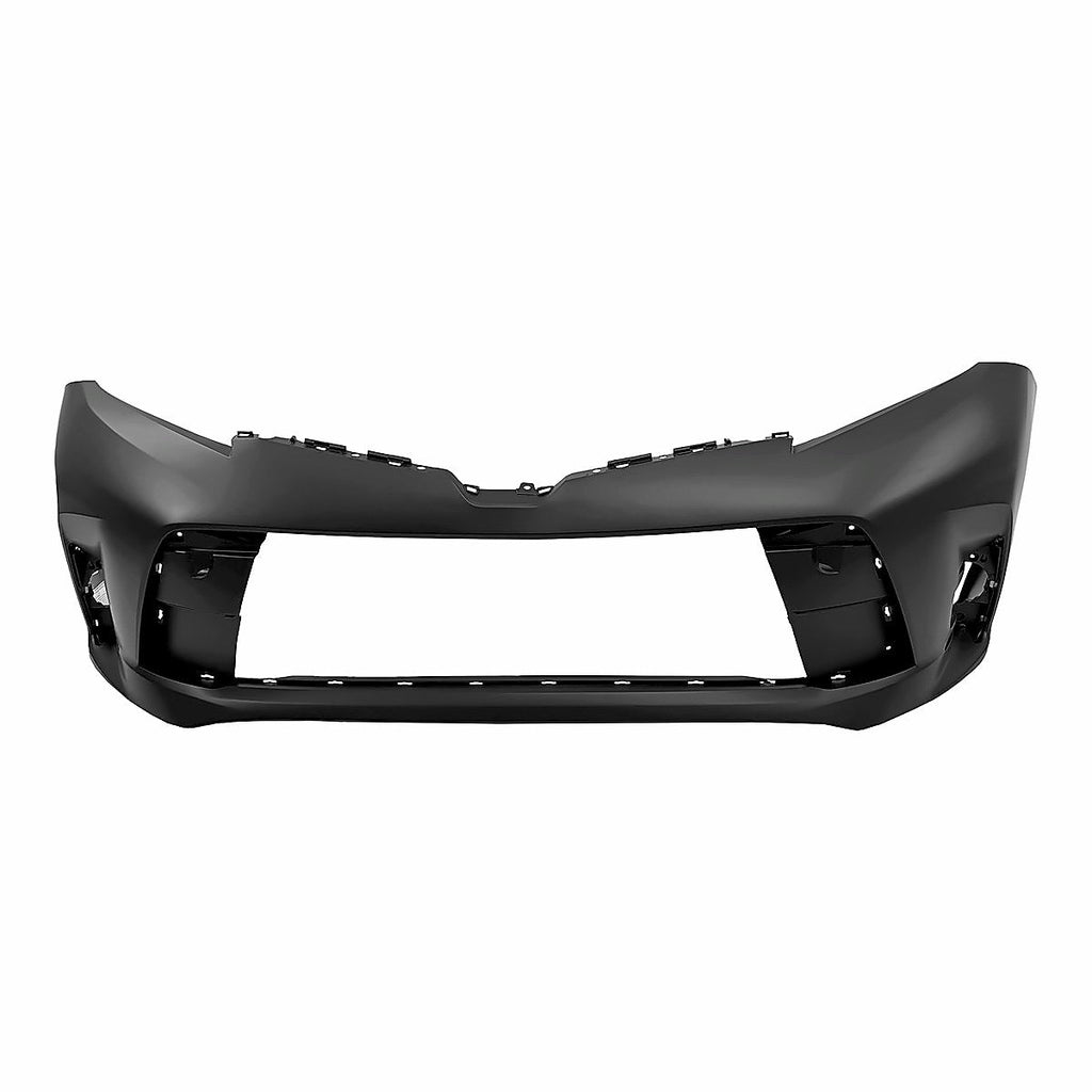 2018-2020 Toyota Sienna Front Bumper Fr, to1000442. Front view.