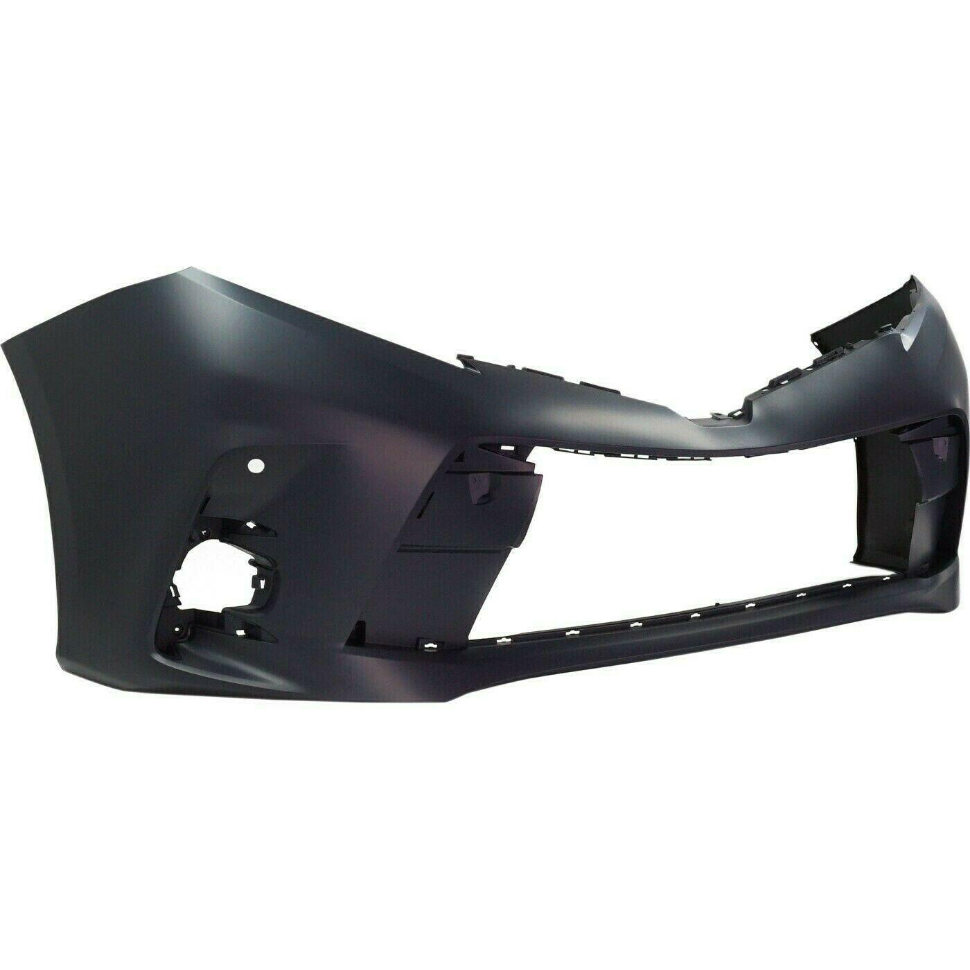2018-2020 Toyota Sienna Front Bumper Primed With Sensor , TO1000443. Angle view for visual reference.