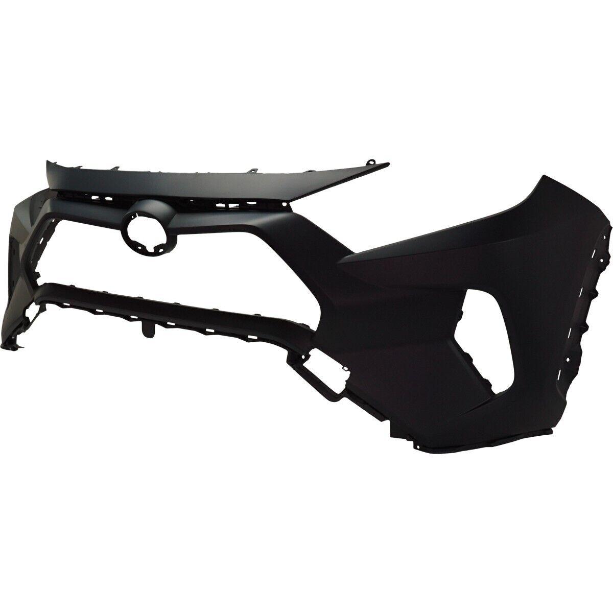 2019-2023 Toyota Rav4 Front Bumper Primed Without Sensor Hole , TO1000451. Factory-style replacement part.