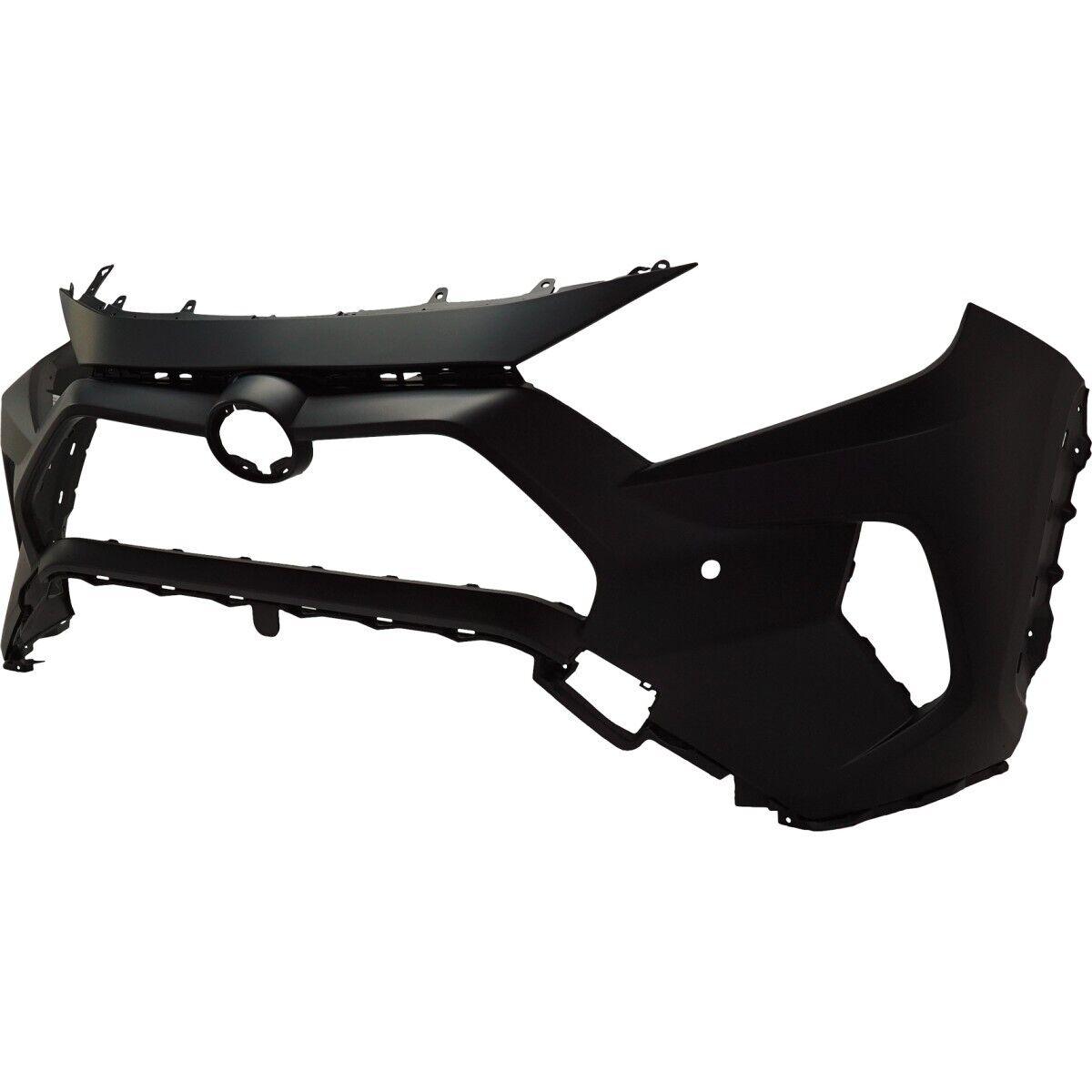 2019-2023 Toyota Rav4 Front Bumper Primed With Sensor Hole , TO1000452. High-strength and long-lasting.