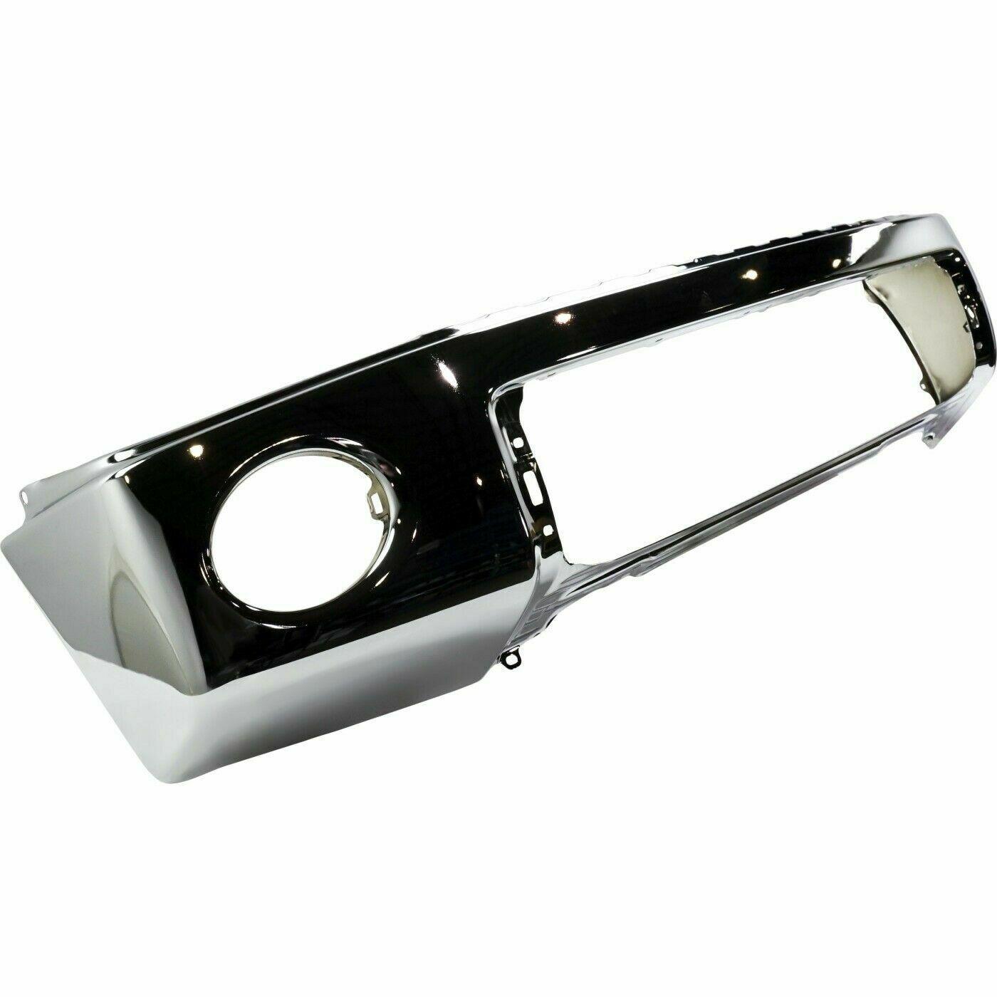 2007-2013 Toyota Tundra Front Bumper Face Bar Chrome Without Sensor , TO1002182. Designed for OEM alignment.