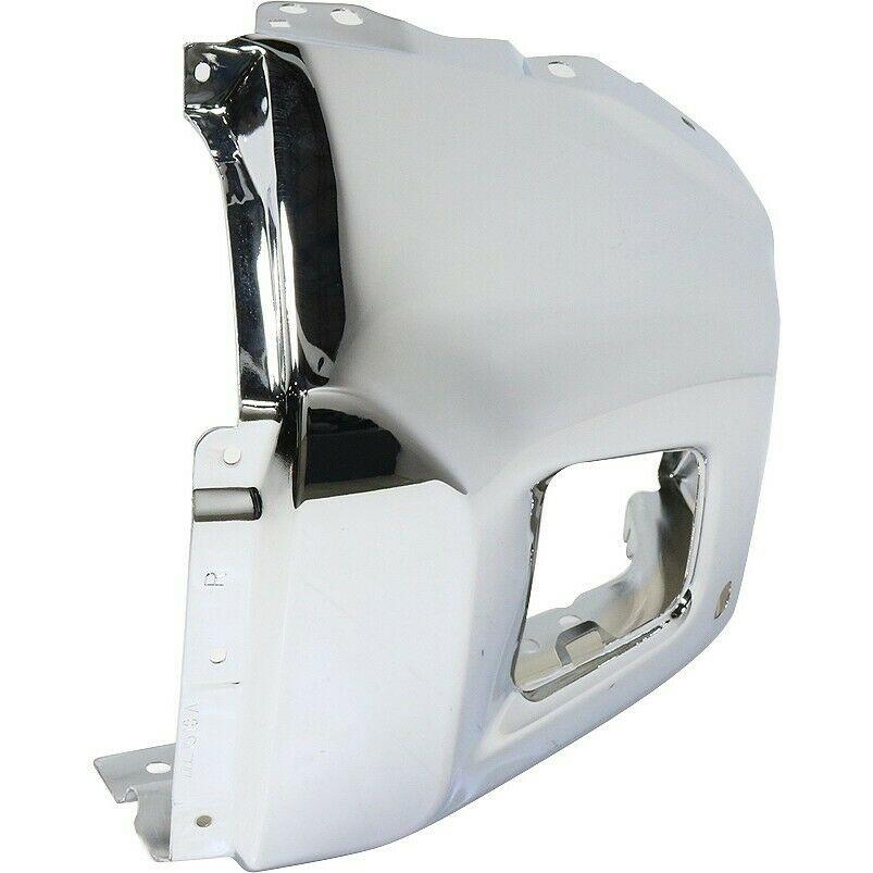 2014-2021 Toyota Tundra Bumper End Front Passenger Side With Sensor Hole Chrome , TO1005185. Tested for reliable performance.
