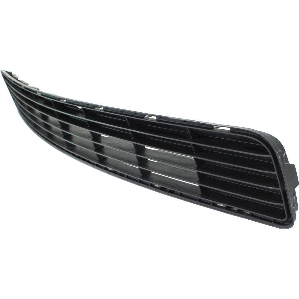 2010-2011 Toyota Camry Hybrid Grille Lower Center Matte-Black , TO1036124. Side view of the replacement part.