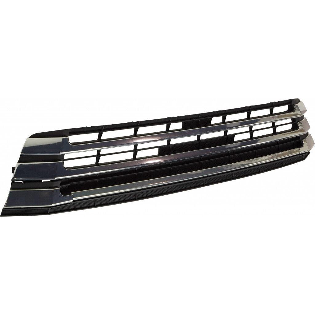 2017-2019 Toyota Highlander Grille Lower Chrome Without Around View , TO1036174. Factory-style replacement part.