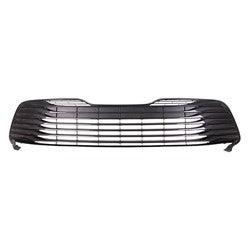 2018-2020 Toyota Camry Hybrid Grille Lower Ptd Silver Black Le Model , TO1036193. Angle view for visual reference.