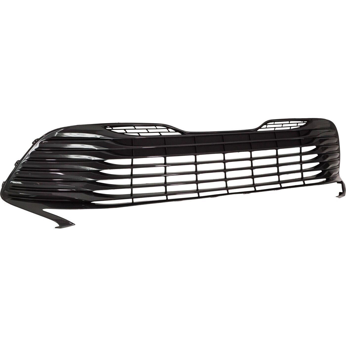 2018-2020 Toyota Camry Hybrid Grille Lower Ptd Silver Gray Without Sensor Xle , TO1036194. OEM-style replacement.