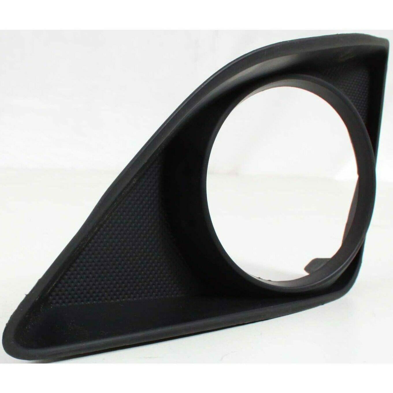 2009-2010 Toyota Corolla Sedan Fog Lamp Cover Front Driver Side With Hole , TO1038116. Angle view for visual reference.