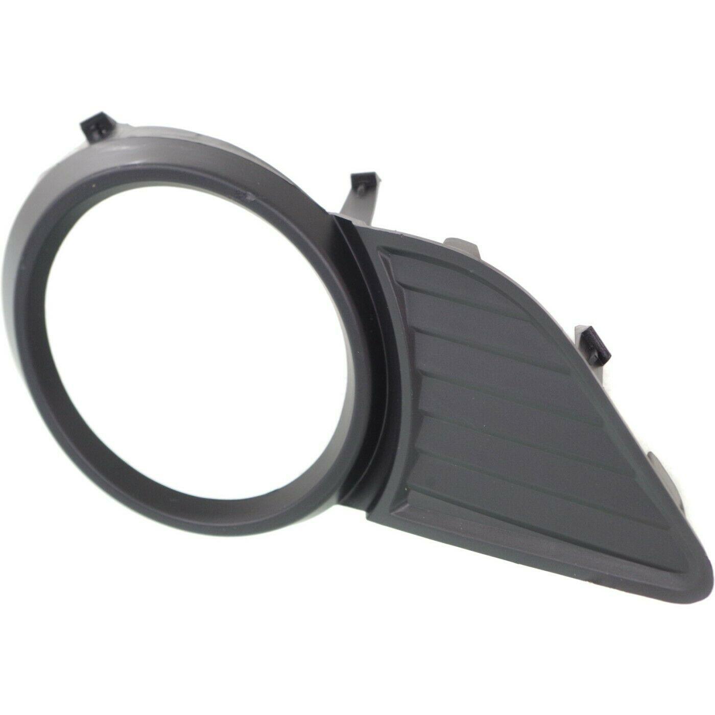 2011-2017 Toyota Sienna Fog Lamp Bezel Front Driver Side Matte-Black , TO1038145. Angle view for visual reference.