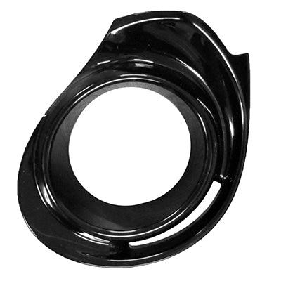 2015-2016 Toyota Prius C Fog Lamp Bezel Front Driver Side Smooth Black , TO1038194. Durable and impact-resistant.