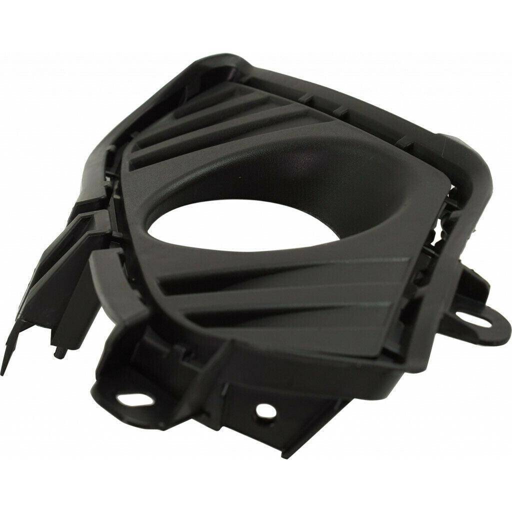 2019-2023 Toyota Rav4 Fog Lamp Bezel Front Driver Side Textured , TO1038223. Angle view for visual reference.
