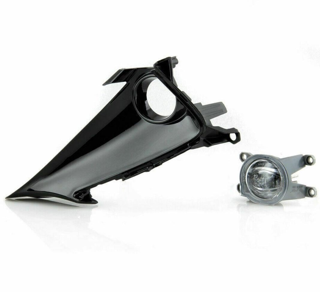 2019-2022 Toyota Corolla Hatchback Fog Lamp Cover Front Driver Side Bright Black , TO1038230. Durable and impact-resistant.