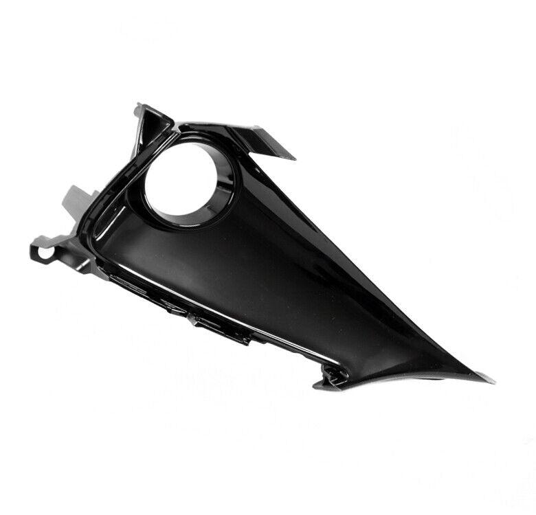 2019-2022 Toyota Corolla Hatchback Fog Lamp Bezel Front Driver Side Bright Black , TO1038231. Professional-grade auto body part.