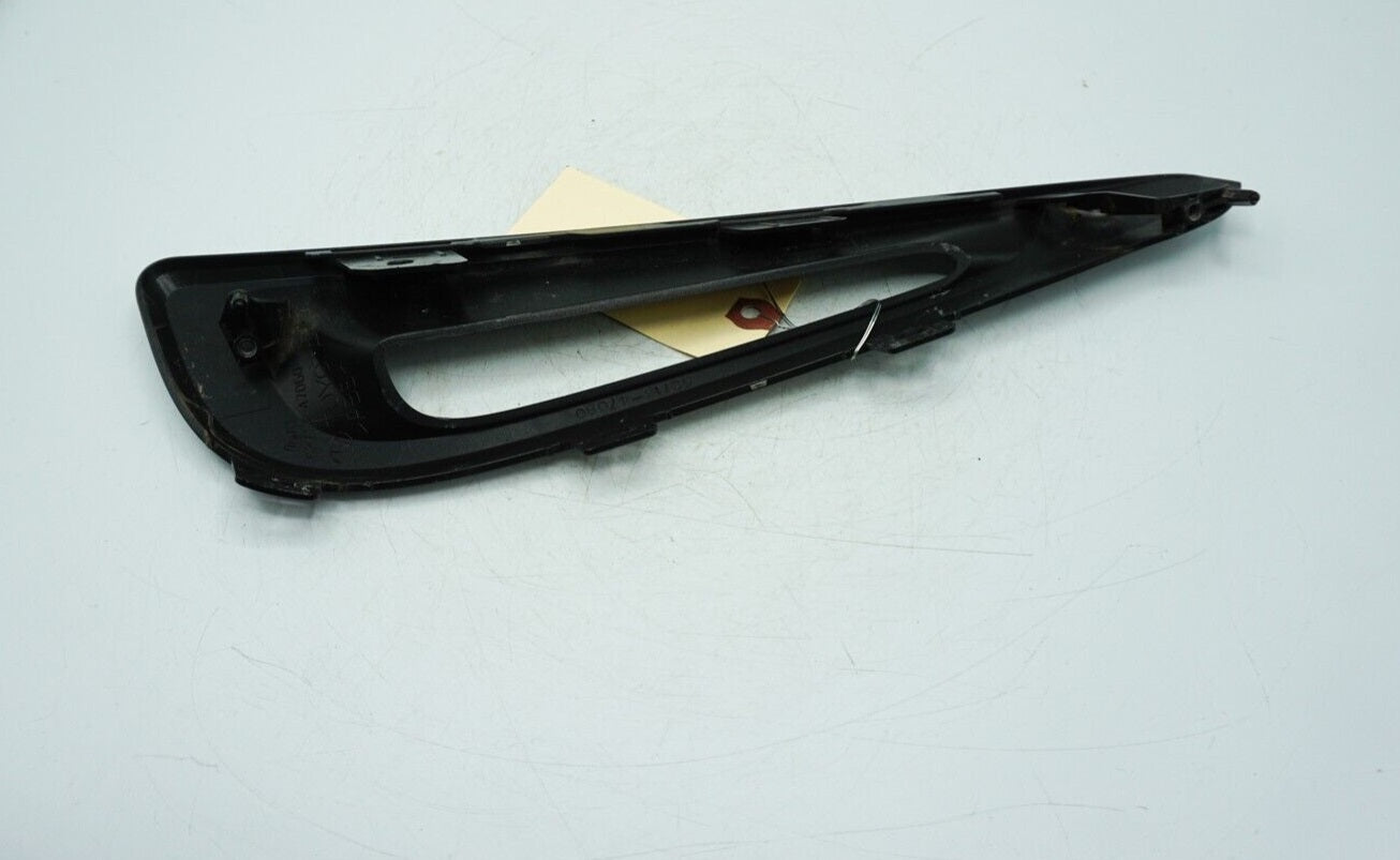 2021-2022 Toyota Prius Bumper Molding Front Driver Side Gloss Black Without Led Lamp , TO1038261. Installed view for reference.