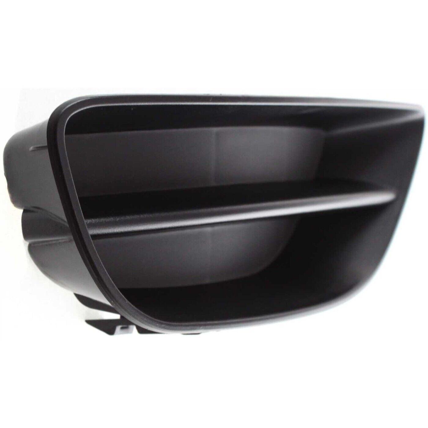2001-2002 Toyota Corolla Sedan Fog Lamp Cover Front Passenger Side , TO1039102. Side view of the replacement part.