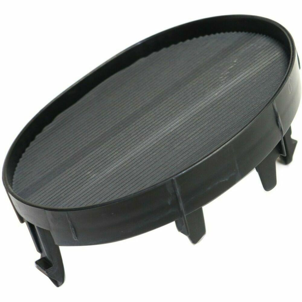 2005-2008 Toyota Matrix Fog Lamp Cover Front Passenger Side Round Matte Black , TO1039121. Designed for OEM alignment.