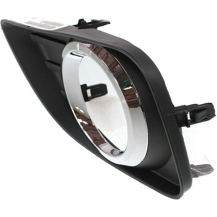2010-2011 Toyota Camry Fog Lamp Cover Front Passenger Side With Hole With Chrome , TO1039131. Perfect fit and finish.