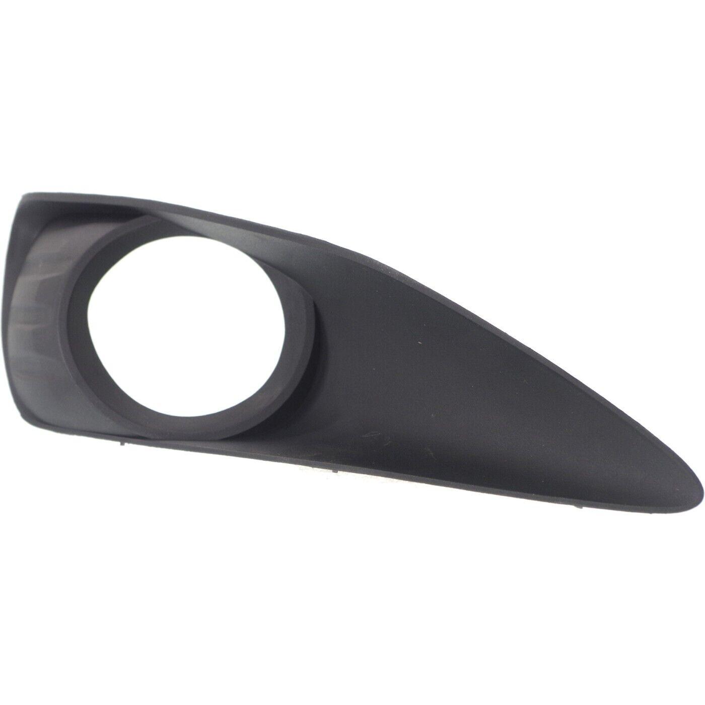 2014 Toyota Matrix Fog Lamp Bezel Front Passenger Side Matt-Black Without Spoiler , TO1039142. Durable and impact-resistant.