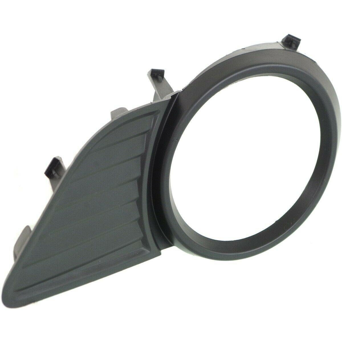 2011-2017 Toyota Sienna Fog Lamp Bezel Front Passenger Side Matte-Black , TO1039145. Installed view for reference.