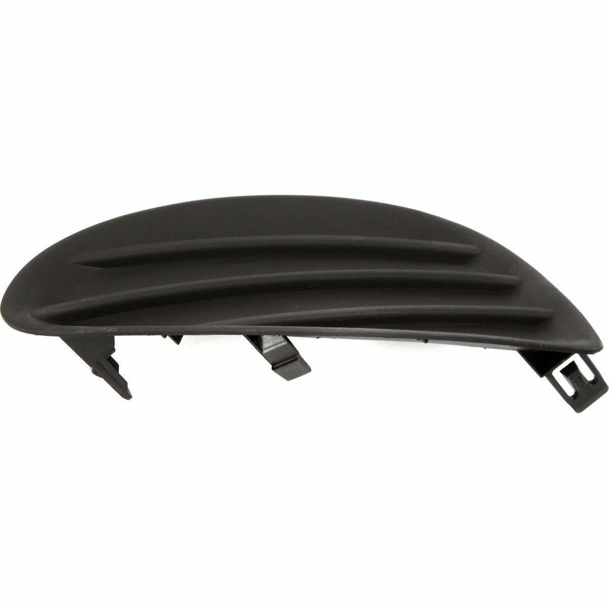 2012-2014 Toyota Yaris Hatchback Fog Lamp Cover Front Passenger Side Matte-Dark Gray , TO1039155. Side view of the replacement part.