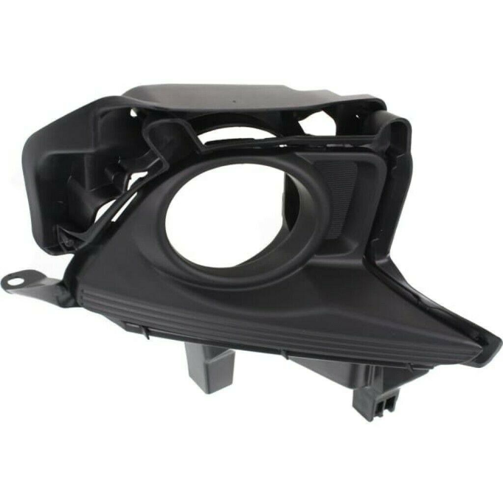2014-2016 Toyota Highlander Fog Lamp Bezel Front Passenger Side Without Drl , TO1039177. Angle view for visual reference.