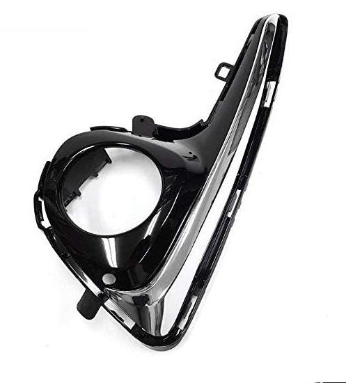 2018-2019 Toyota Yaris Hatchback Fog Lamp Bezel Front Passenger Side Primed Black Se Model , TO1039221. Installed view for reference.