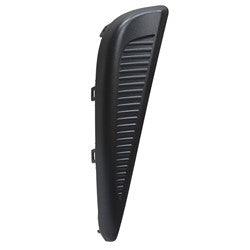 2019-2022 Toyota Prius Bumper Moulding Front Passenger Side Outer , TO1039228. Side view of the replacement part.
