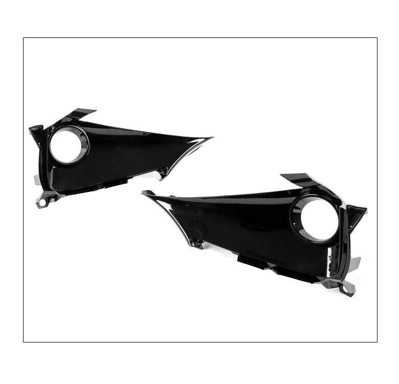 2019-2022 Toyota Corolla Hatchback Fog Lamp Cover Front Passenger Side Bright Black , TO1039230. Professional-grade auto body part.