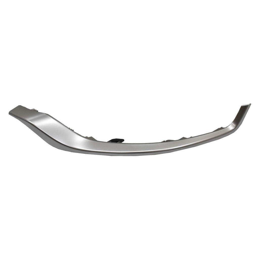 2021-2023 Toyota Rav4 Prime Bumper Molding Front Driver Side Lower Silver Gray , TO1046122. Angle view for visual reference.