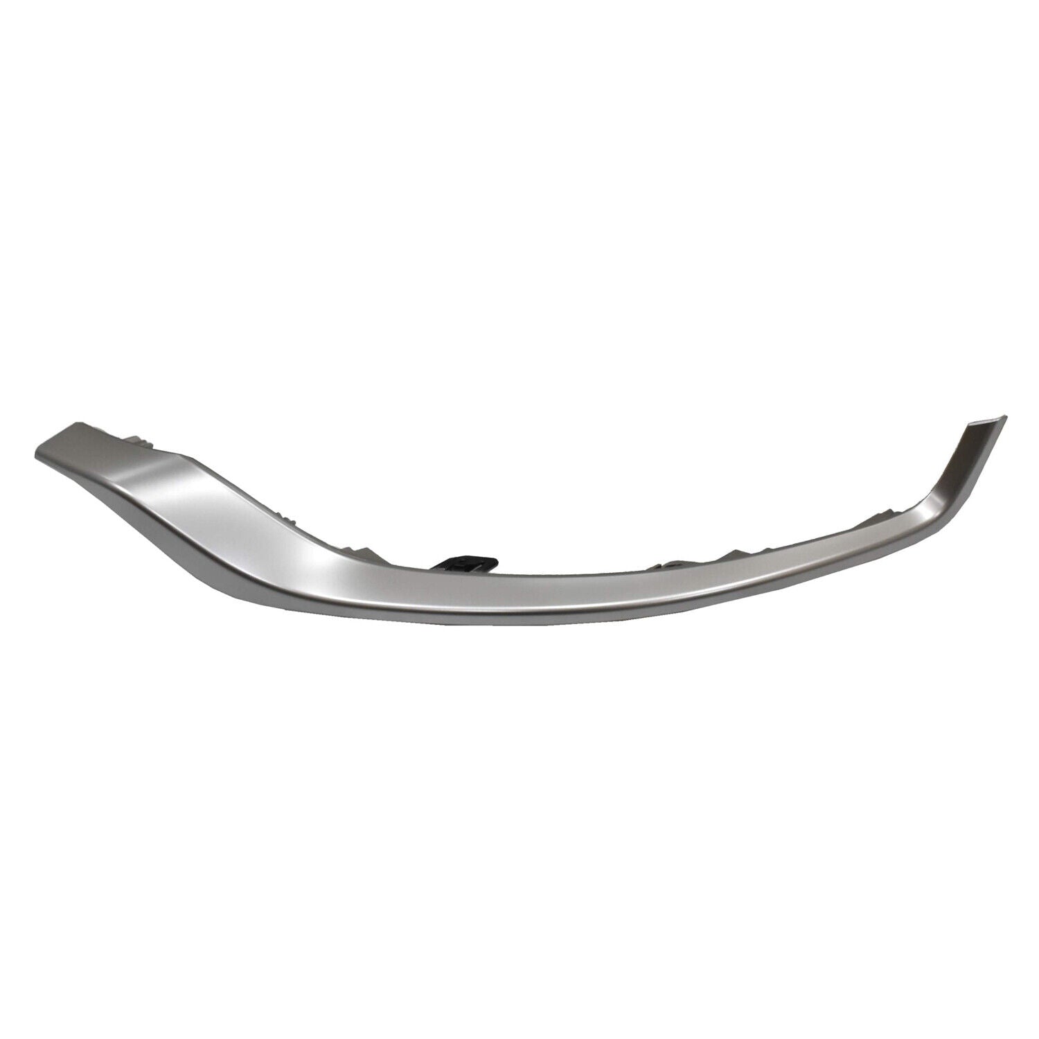 2021-2023 Toyota Rav4 Prime Bumper Molding Front Driver Side Lower Silver Gray , TO1046122. Angle view for visual reference.