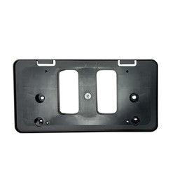 2021-2023 Toyota Sienna License Plate Bracket Front With Mounting Bracket , TO1068165. Side view of the replacement part.