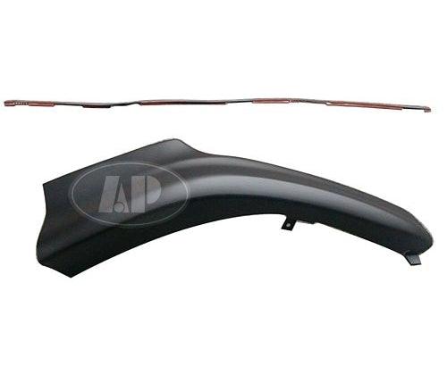2003-2004 Toyota Corolla Sedan Bumper Spoiler Front Passenger Side Sport Model , TO1093109. Professional-grade auto body part.