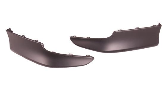 2011-2013 Toyota Corolla Sedan Bumper Spoiler Front Driver Side Primed S/Xrs Model , TO1093126. Angle view for visual reference.