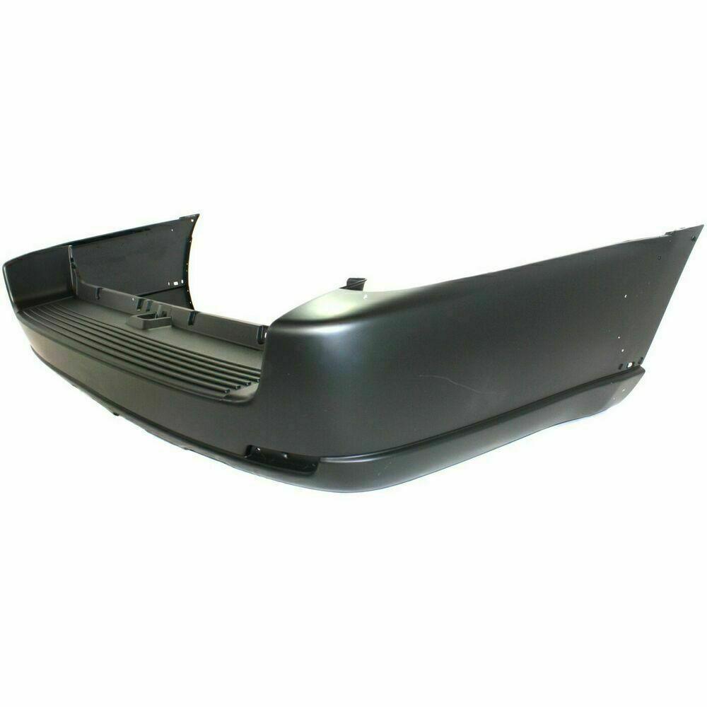 2001-2007 Toyota Sequoia Rear Bumper Primed With Wheel Opening Flare , TO1100200. Angle view for visual reference.