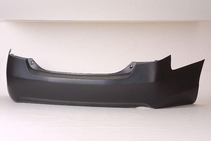 2007-2011 Toyota Camry Rear Bumper Black 4Cyl Le/Xle/Base , TO1100243. Factory-style replacement part.