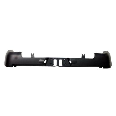 2007-2013 Toyota Tundra Rear Bumper Primed Without Sensor Hole , TO1100256. Installed view for reference.
