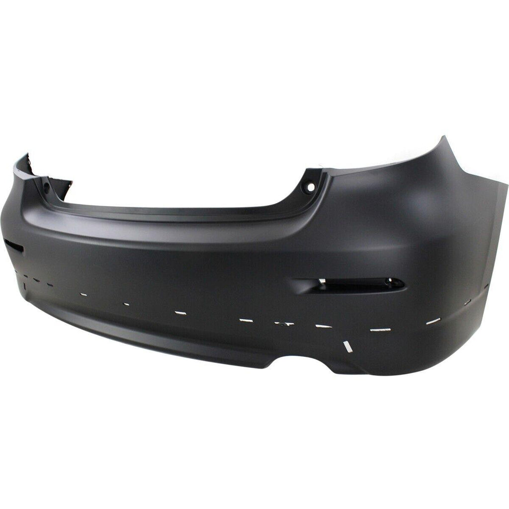 2009-2010 Toyota Matrix Rear Bumper Primed With Spoiler Hole , TO1100267. High-quality aftermarket part.