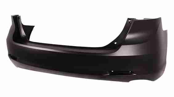2009-2016 Toyota Venza Rear Bumper , TO1100277. Installed view for reference.