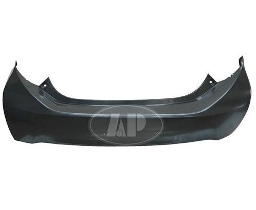 2012-2016 Toyota Prius C Rear Bumper Primed , TO1100302. OEM-quality exterior component.