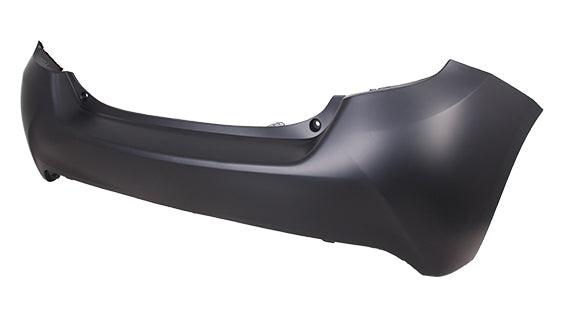 2015-2017 Toyota Yaris Hatchback Rear Bumper Primed , TO1100314. Factory-style replacement part.